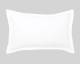 Plain white 100% pure cotton pillow cover in standard size available